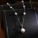 Necklace French Light Luxury Pearl Choker Necklace – Elegant Versatile Collarbone Chain – Live-Stream Best-Selling Sweater Accessory