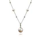 Necklace French Light Luxury Pearl Choker Necklace – Elegant Versatile Collarbone Chain – Live-Stream Best-Selling Sweater Accessory