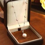 Necklace French Light Luxury Pearl Choker Necklace – Elegant Versatile Collarbone Chain – Live-Stream Best-Selling Sweater Accessory